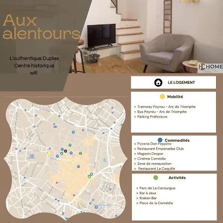 Lägenhet L'authentique, Duplex, Centre Historique, Wifi